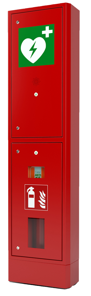 Notfallterminal mit automatisiertem Defibrillator