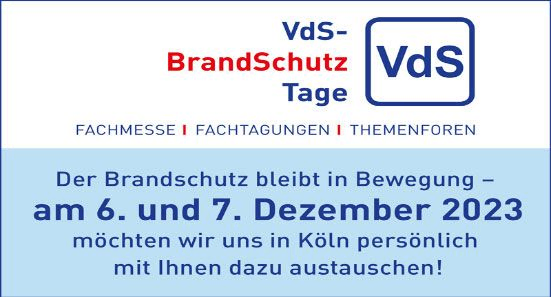 VdS-BrandSchutzTage