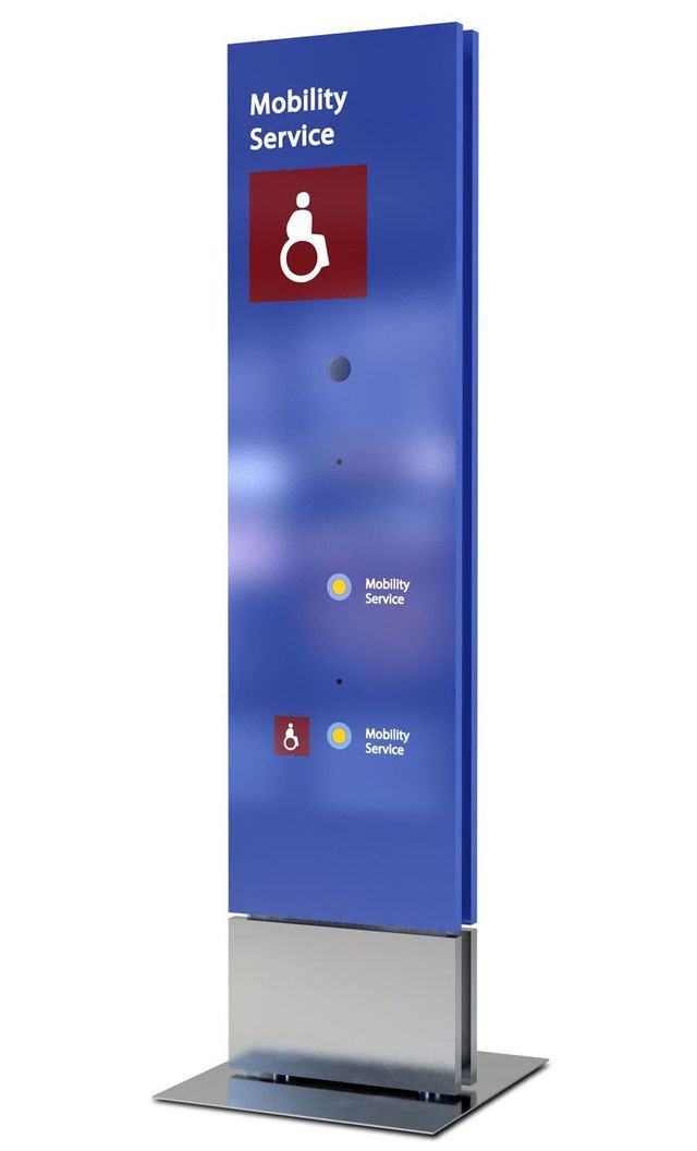 Barrierefreie Service- & Informationssäulen