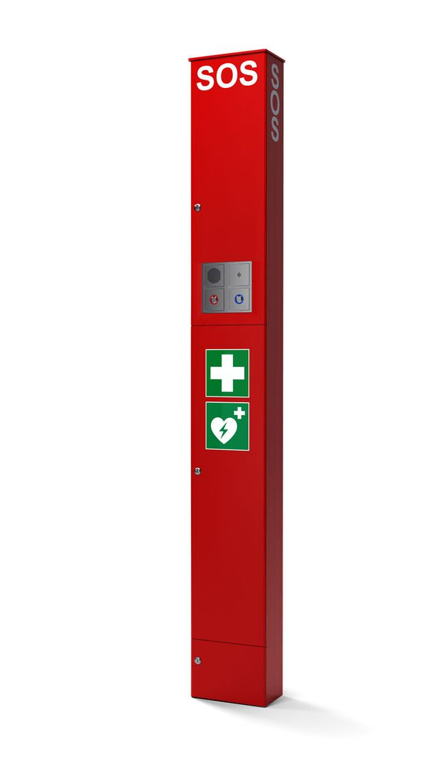 Notfallterminal mit automatisiertem Defibrillator